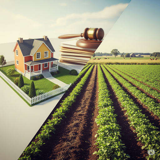 imagem que representa o usucapião urbano e rural